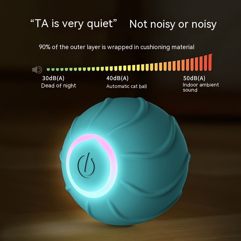 Smart Cat Toys Rolling Ball Pet Cat Owner Interactive Pets Toys Automatic Bouncing Ball USB 